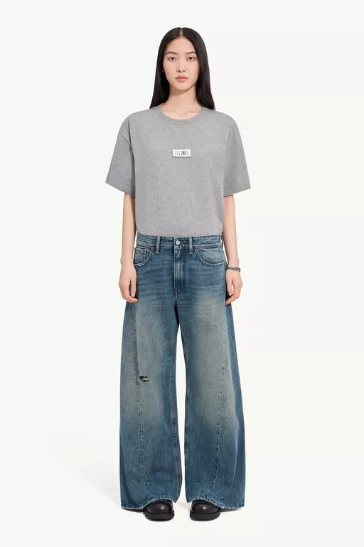 Wide-leg jeans - Denim
