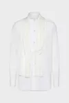 White - Scarf Tailored Shirt