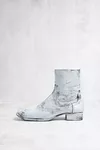 Black and White - Float Ankle Boots Bianchetto