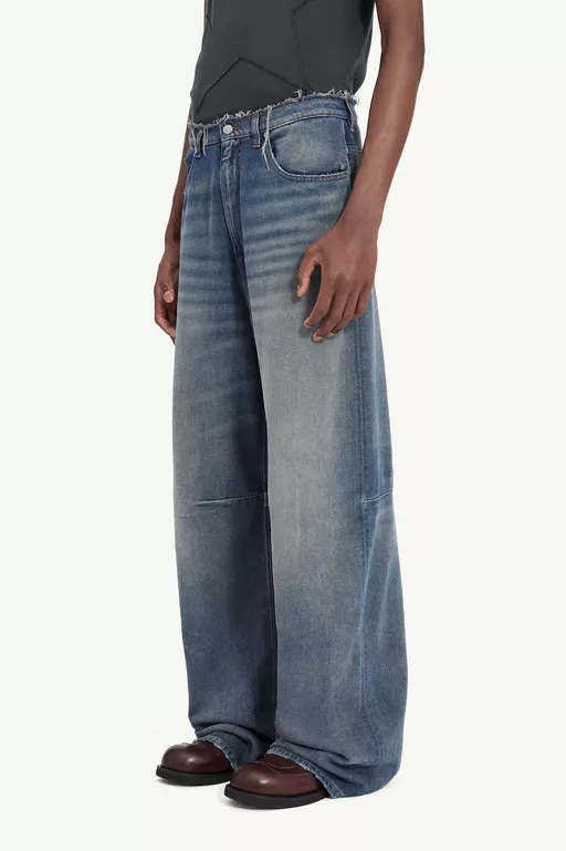 Wide-leg jeans - Denim