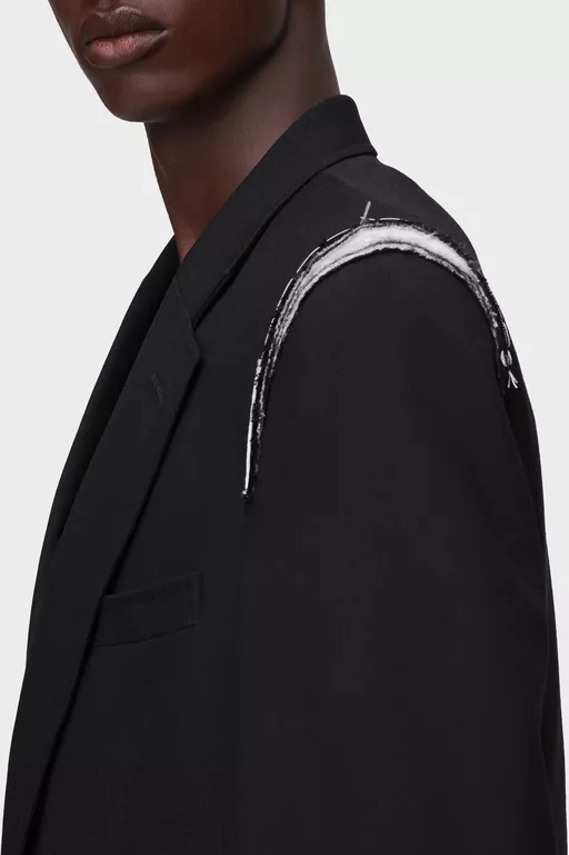 Wool single-breasted blazer - Jackets