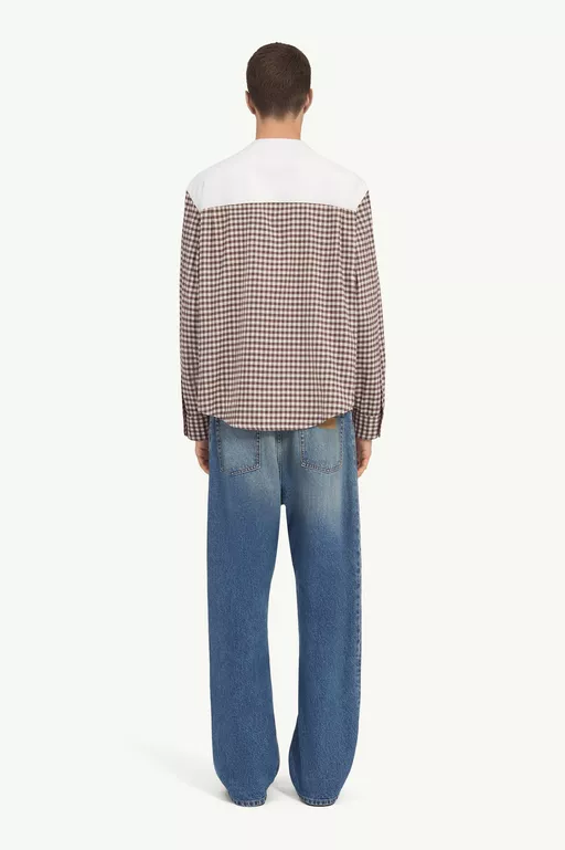 Chemise en flanelle &agrave; carreaux - Chemises