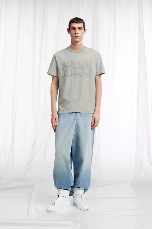 Wax Treatment Cotton T-Shirt - T-shirts