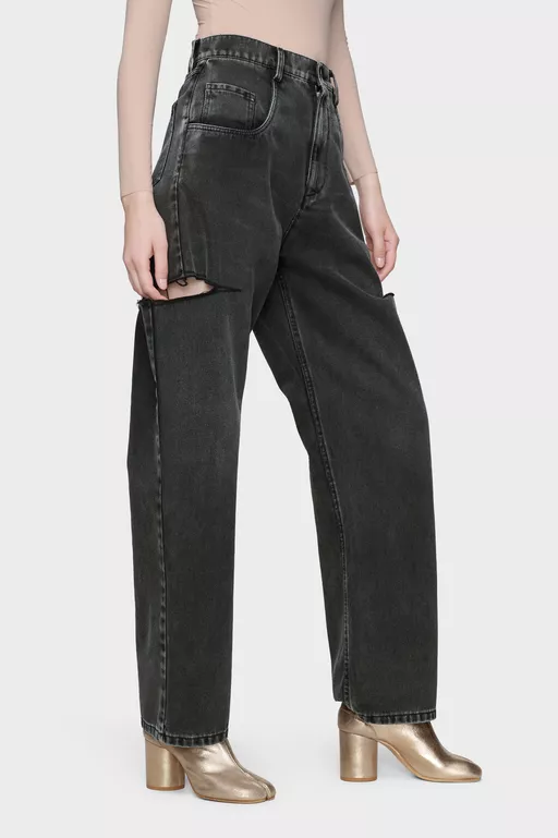 Cut-out jeans - Denim