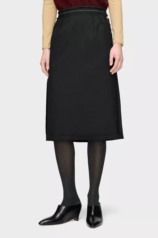 Reversed Midi Skirt - Midi Skirts
