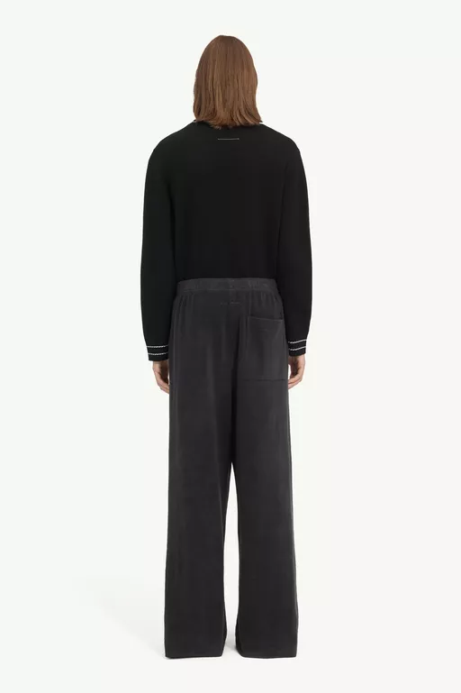 Brushed fleece cotton sweatpant - Pants