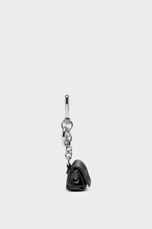 Leather lipstick holder charm - Small Leather Goods