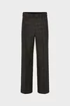 Brun - Pantalon en laine
