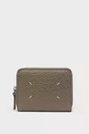 Amande - Four Stitches Zip Wallet Small