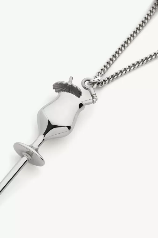 Cocktail Stick Pendant Necklace - Necklaces