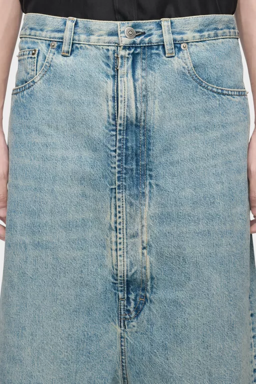 Dropped-Rise Denim Bermudas - Shorts