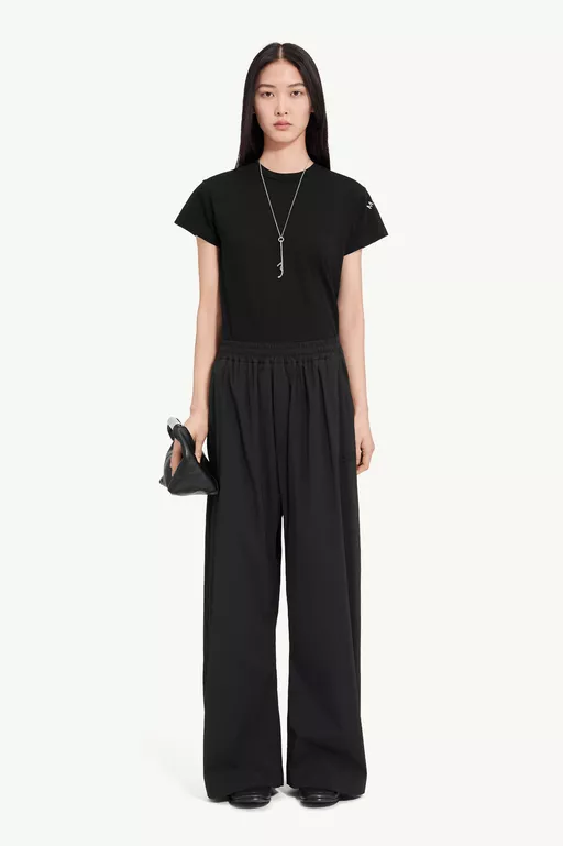 Logo-embroidered nylon drawstring trousers - Pants
