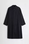 Black - Peached trench coat