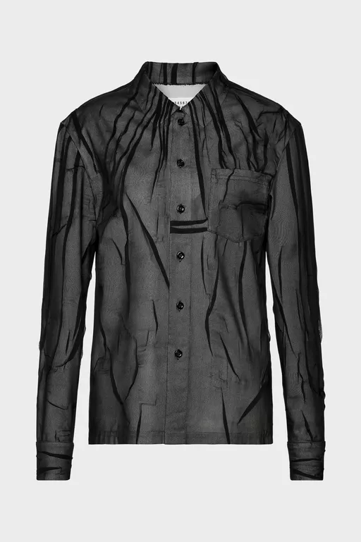 Camisa de manga larga Bonded Crease - Camisas