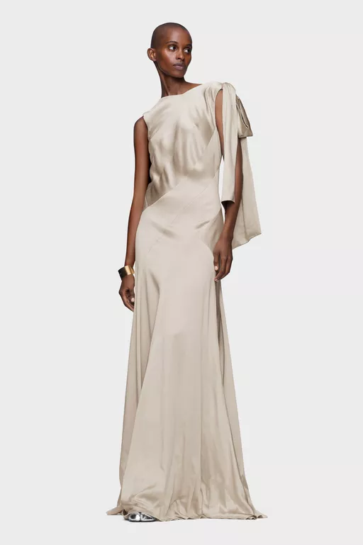 Bias-cut Evening Gown - Maxi Dress
