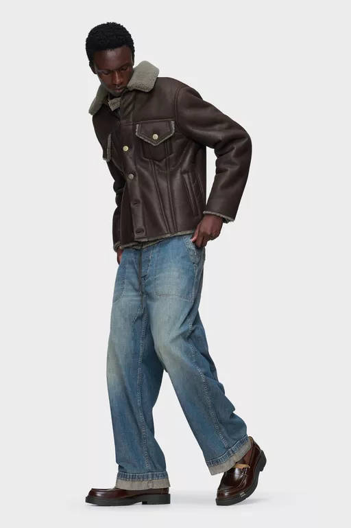 Wide-leg jeans - Pants