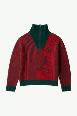 Half-Zip Knit Jumper - Polos