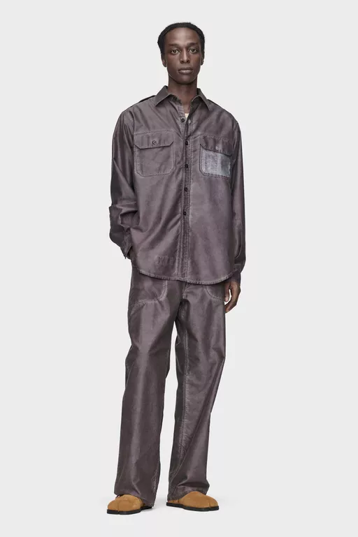 Double-Dyed Workwear Shirt - Long-sleeved Shirt