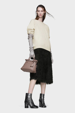 Wool knit top - V-neck