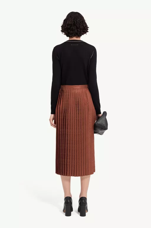 Jacquard midi skirt - Skirts