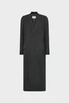 Black - Virgin Wool Long Coat