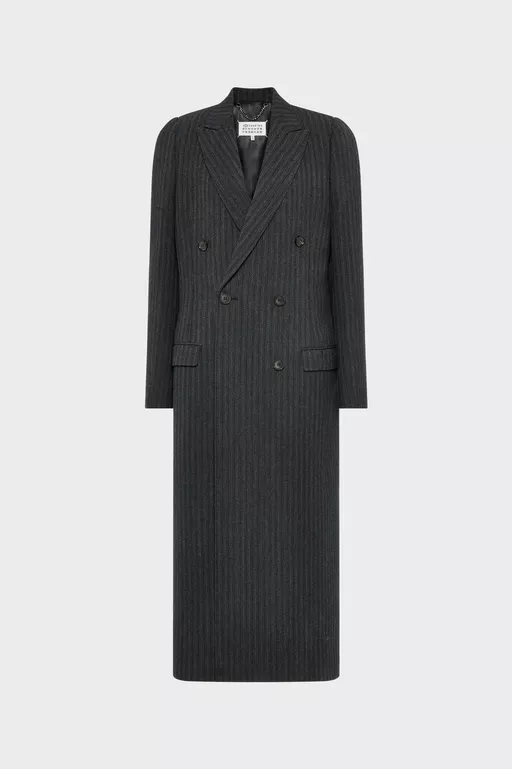 Virgin Wool Long Coat