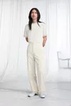 White - Fusion Cupro Tailored Trousers