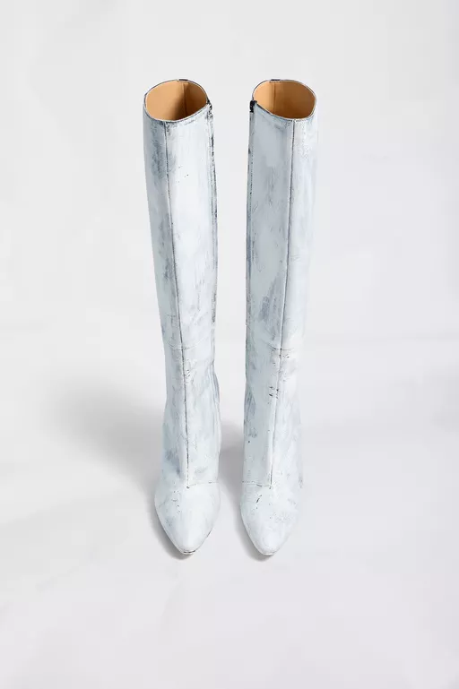 Heel-less Knee Boots Bianchetto - Boots