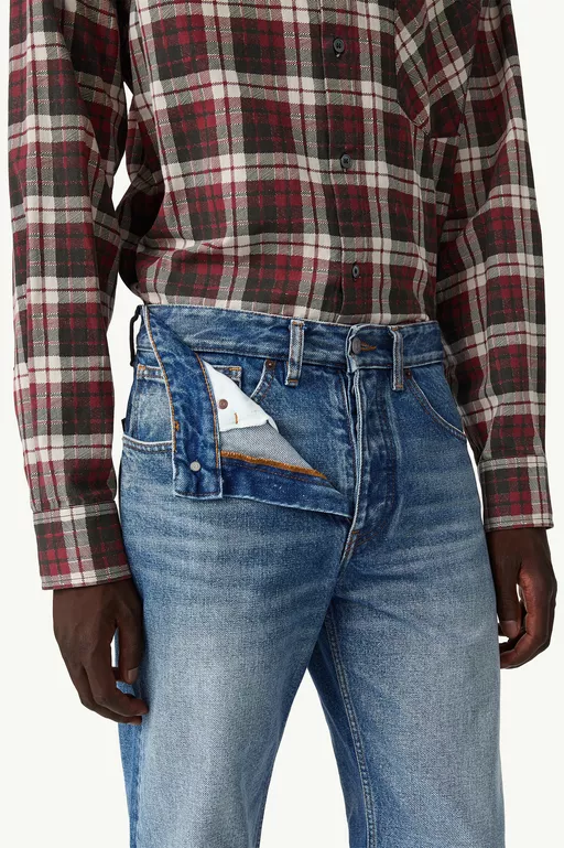 Straight-leg denim jeans - Denim