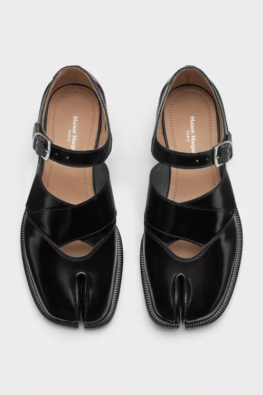 Maison Margiela Tabi Leather Sandals - Heels