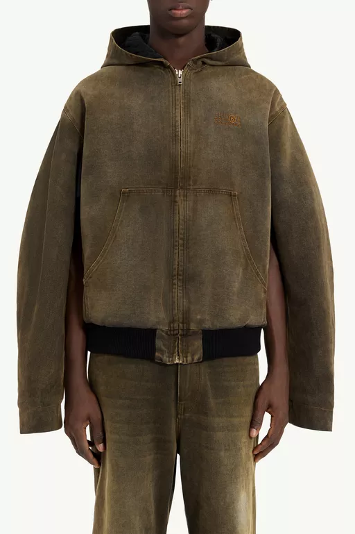 Hooded denim jacket - Jackets