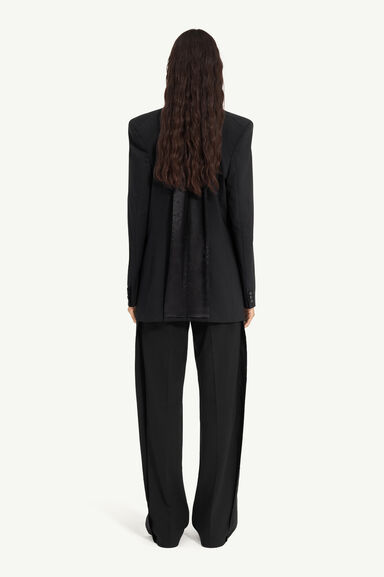 Deconstructed wool blazer - Jackets - Image 3