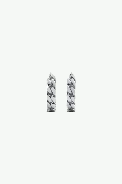 Burnished chain earrings - Earrings