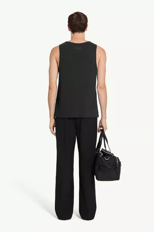 Ribbed jersey tank top - Tops
