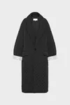 Black - Quilted coat