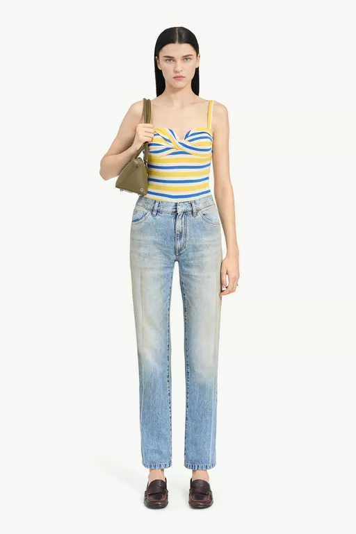 Straight-Leg Jeans - Denim