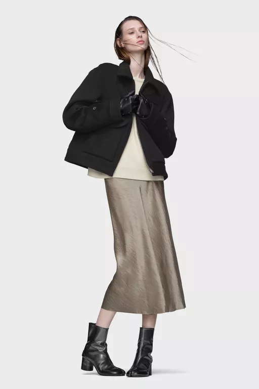Wool cashmere caban jacket - Jackets