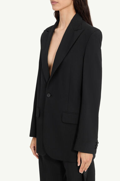 Deconstructed wool blazer - Jackets - Image 4