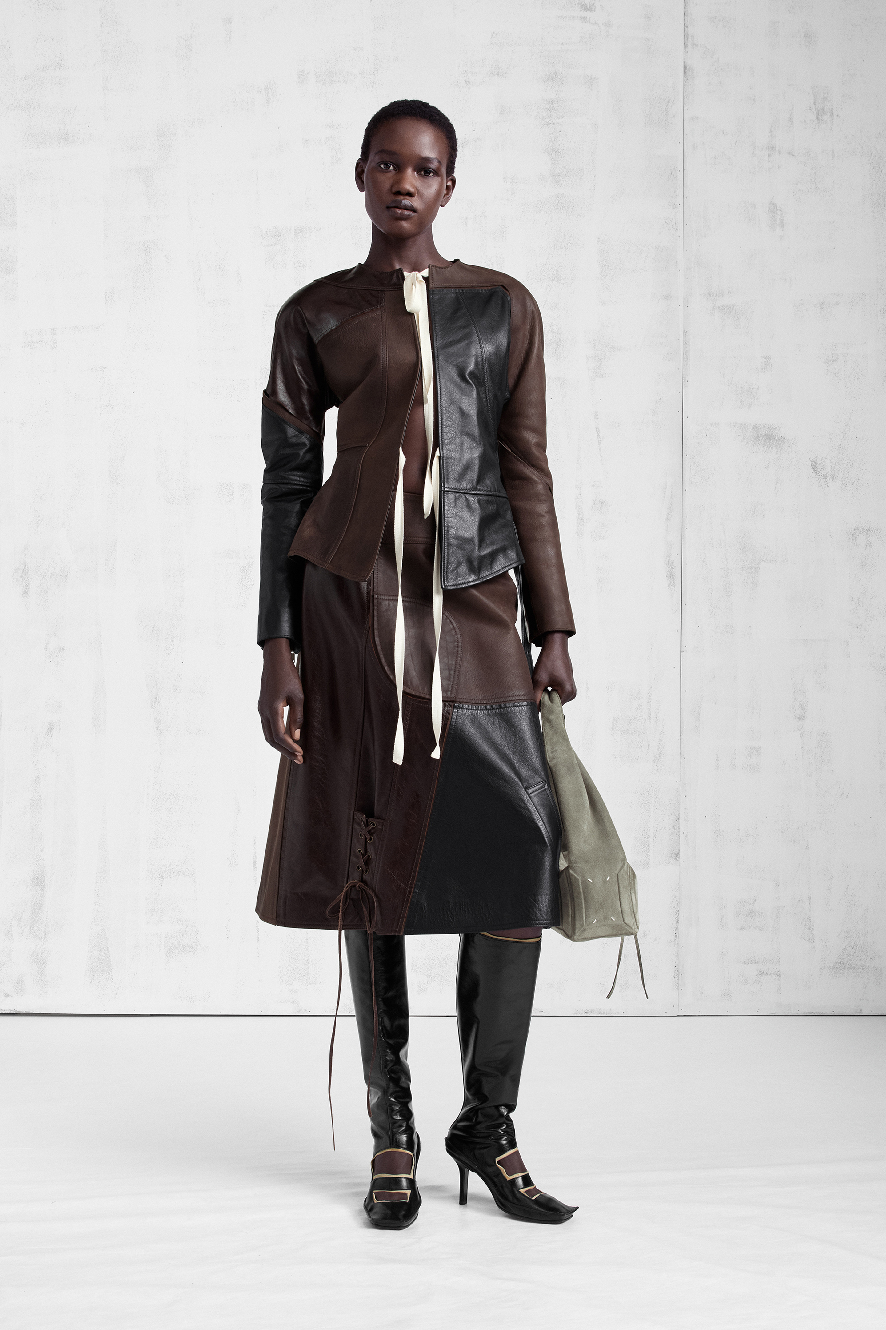 Assemblage Calf Leather Jacket