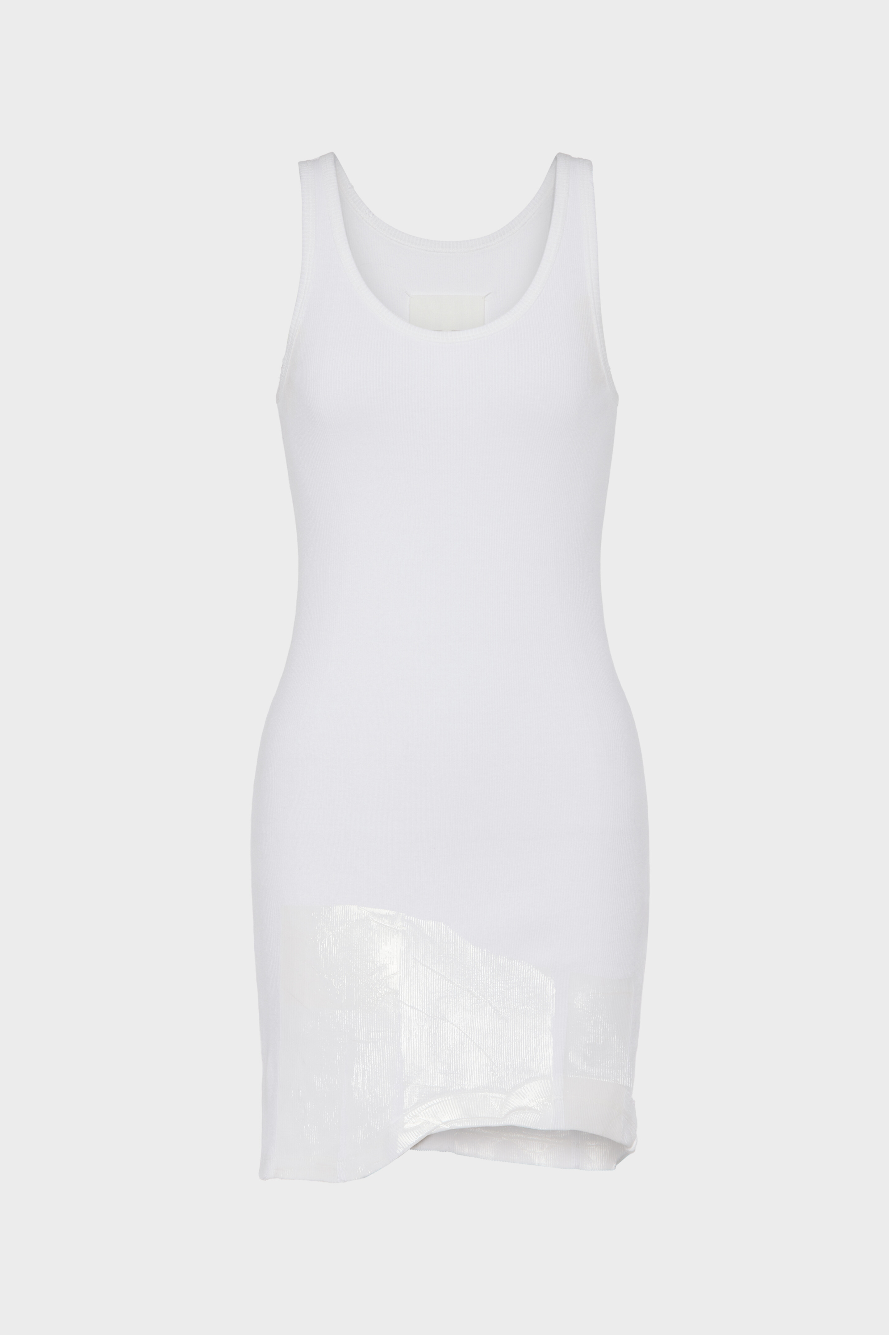 Taped Rib Mini Dress