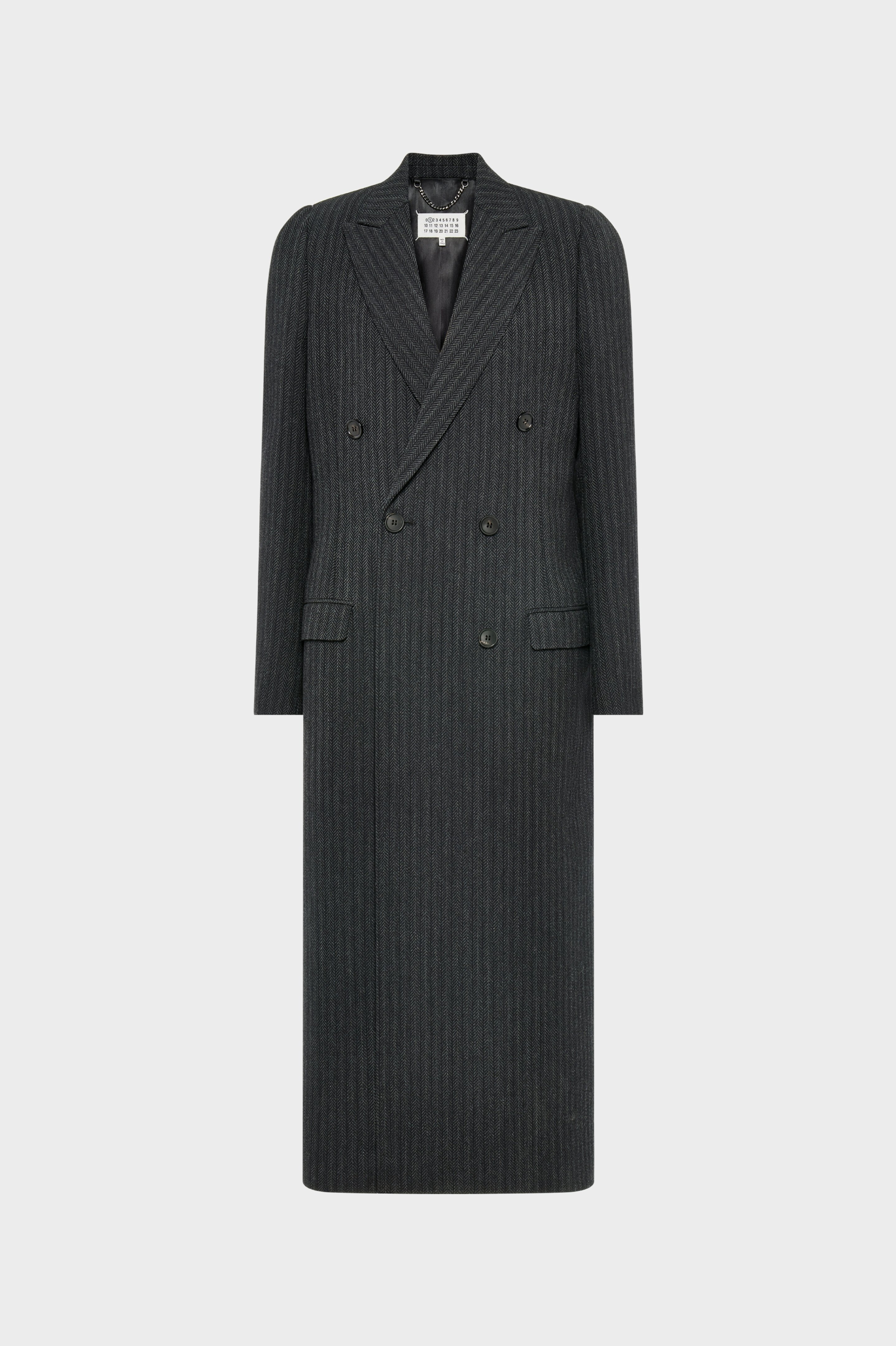 Virgin Wool Long Coat