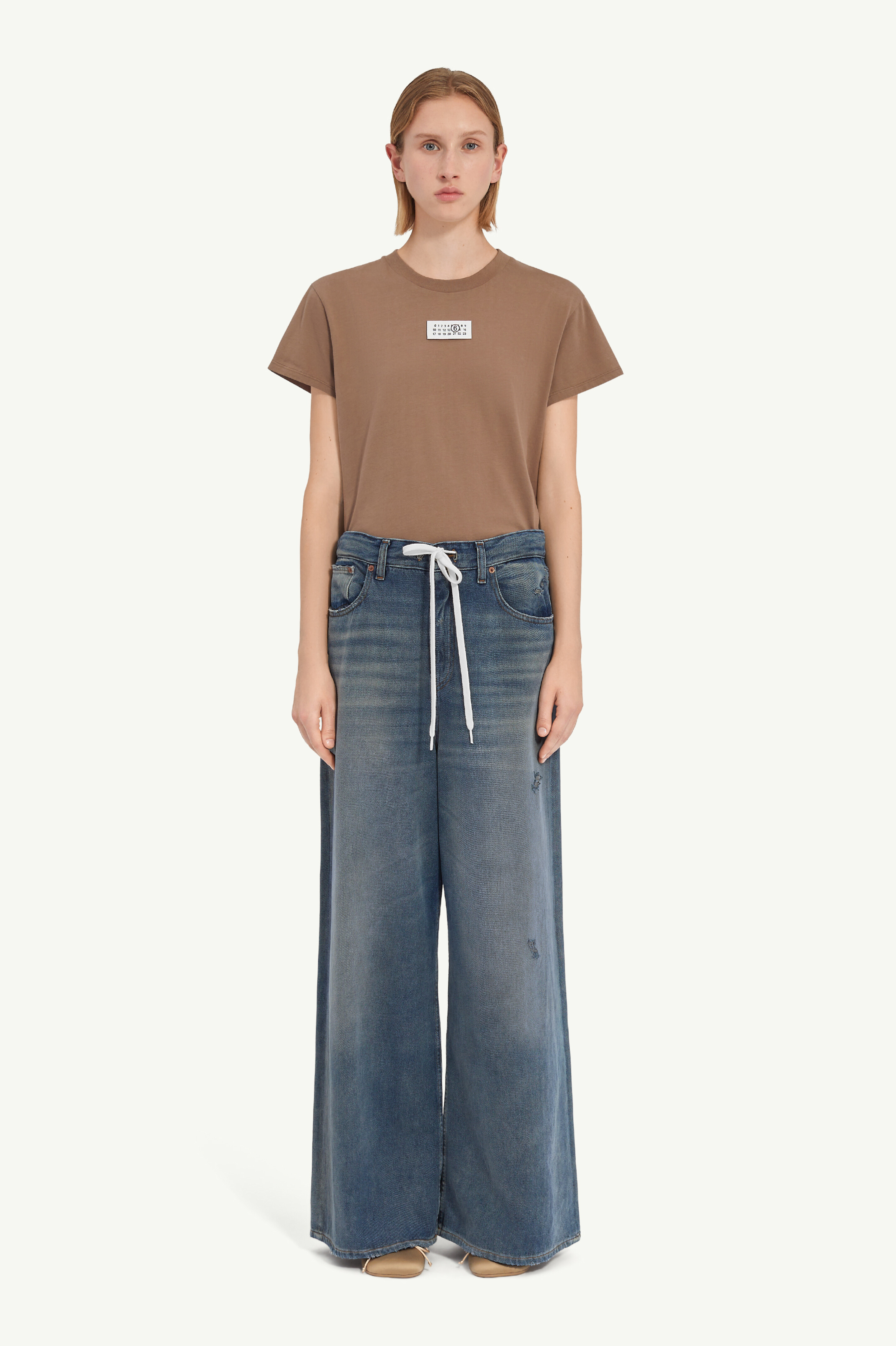 Drawstring jeans