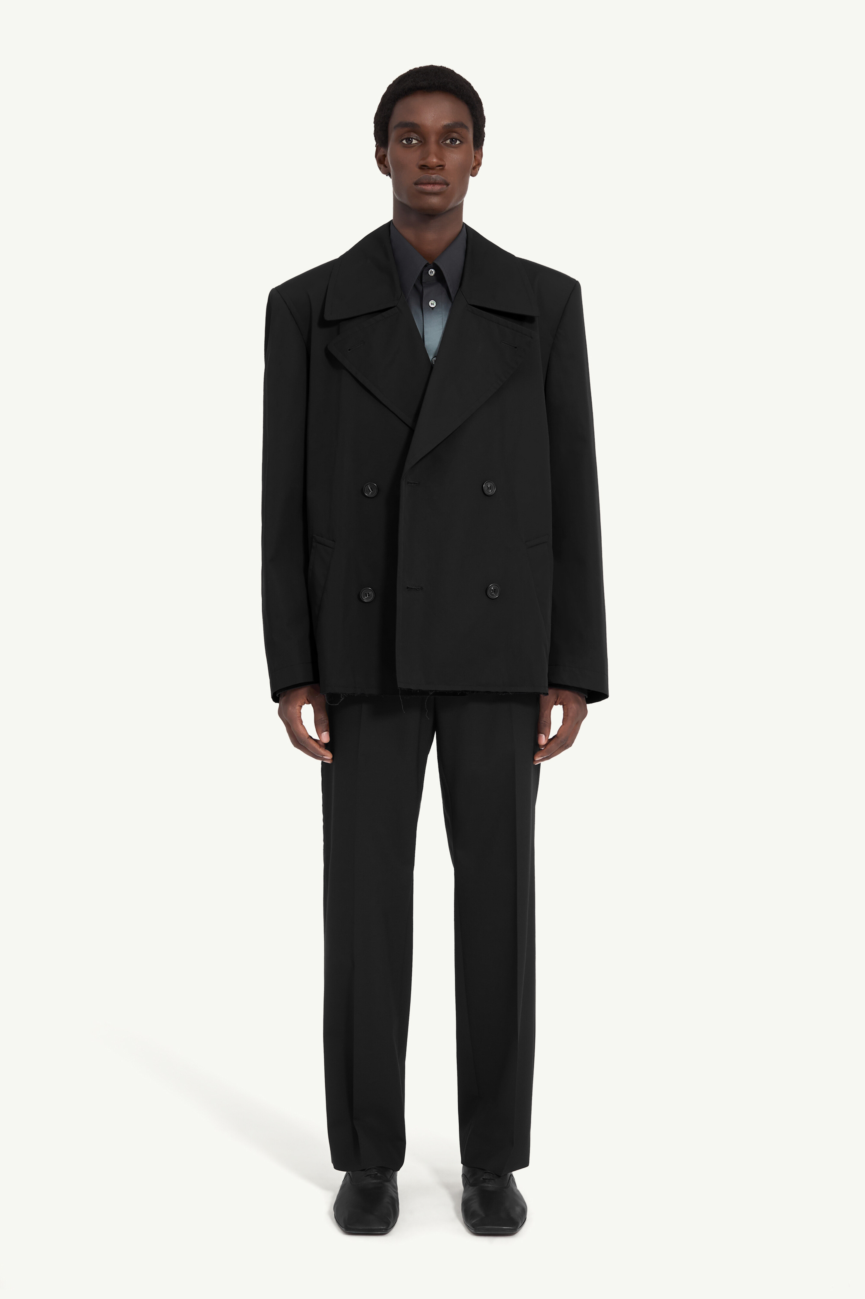 Cotton gabardine jacket