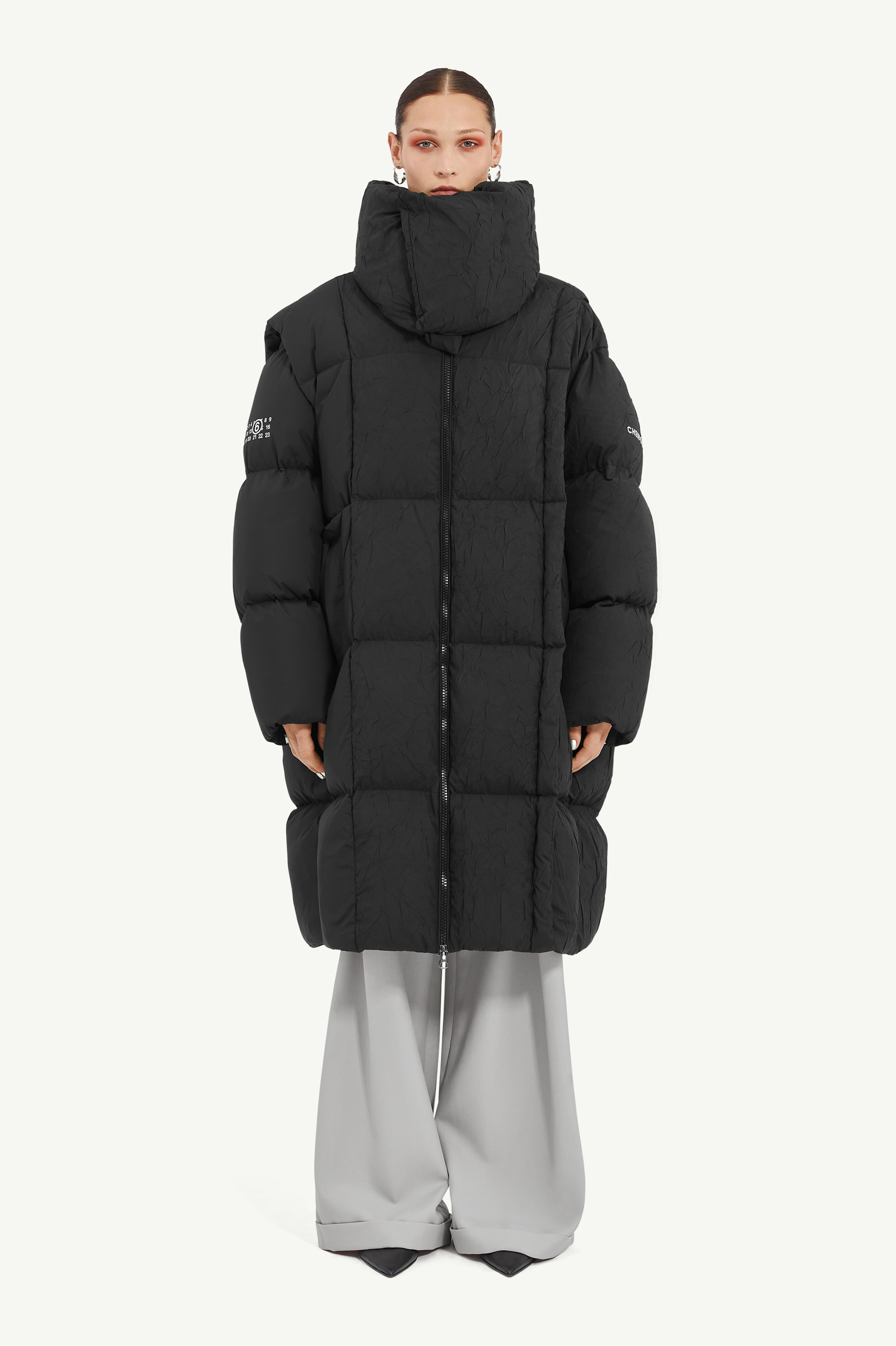 MM6 x Chen Peng Puffer coat