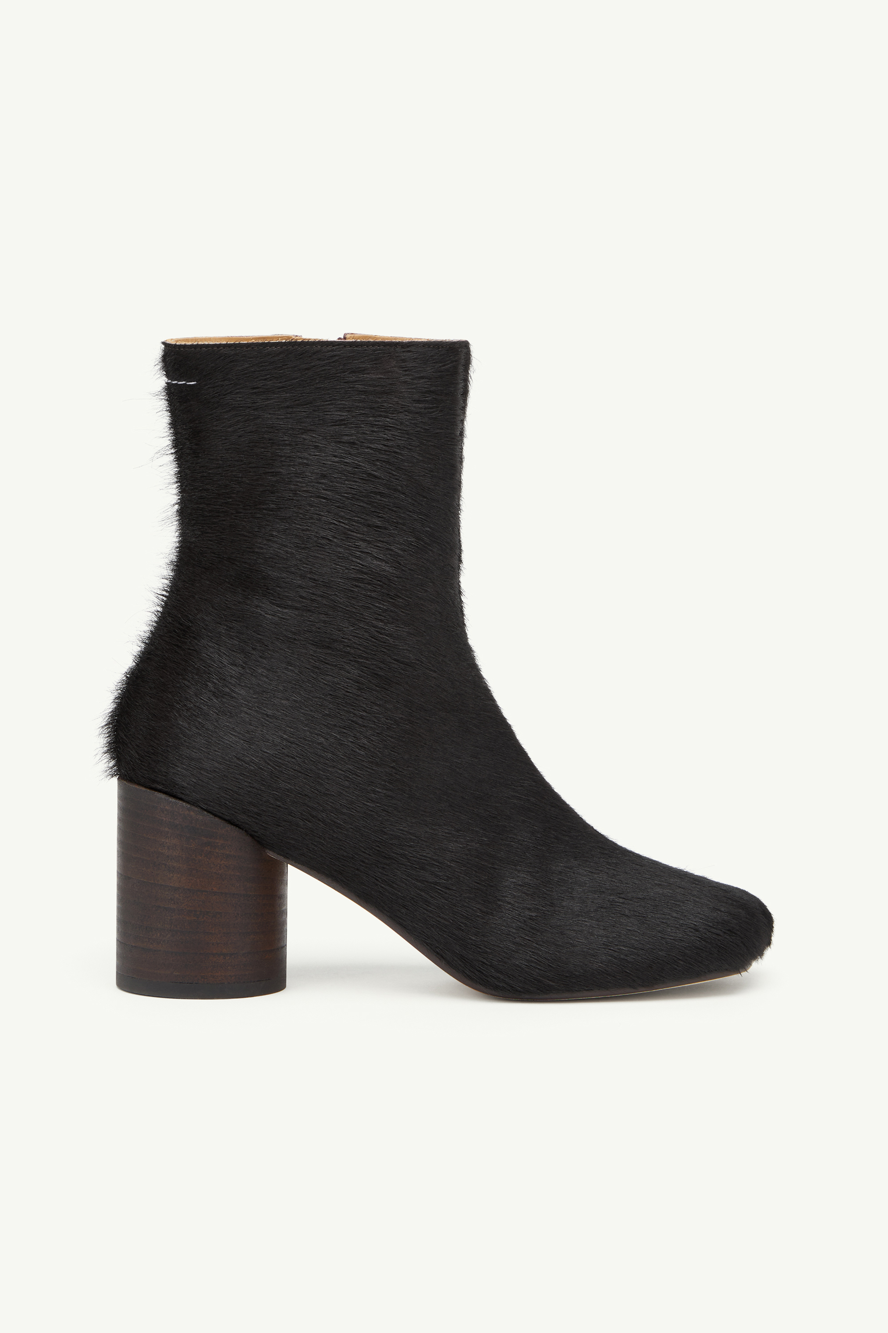 Anatomic ankle boots in ponyhair