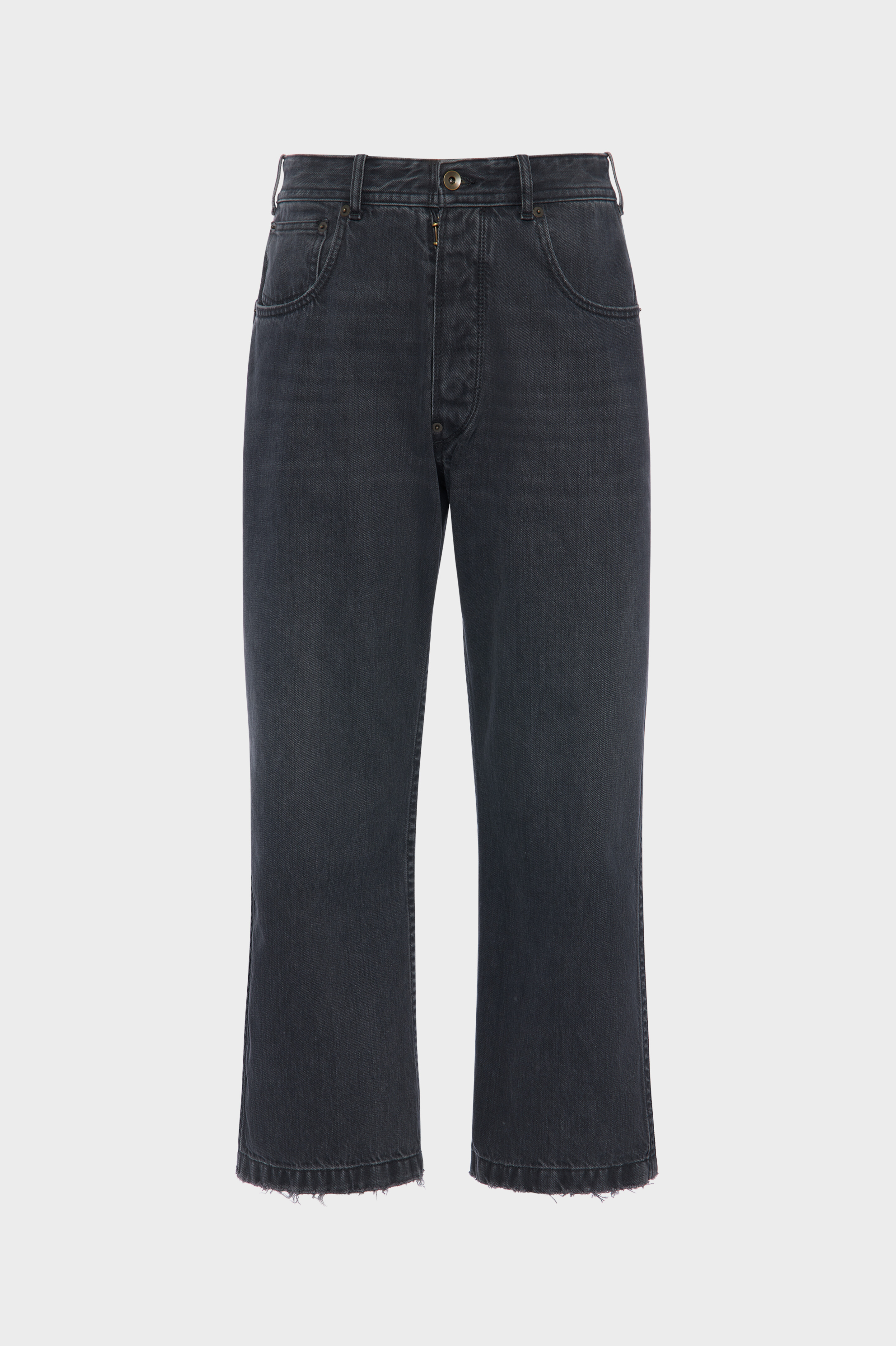 Straight-leg cropped jeans