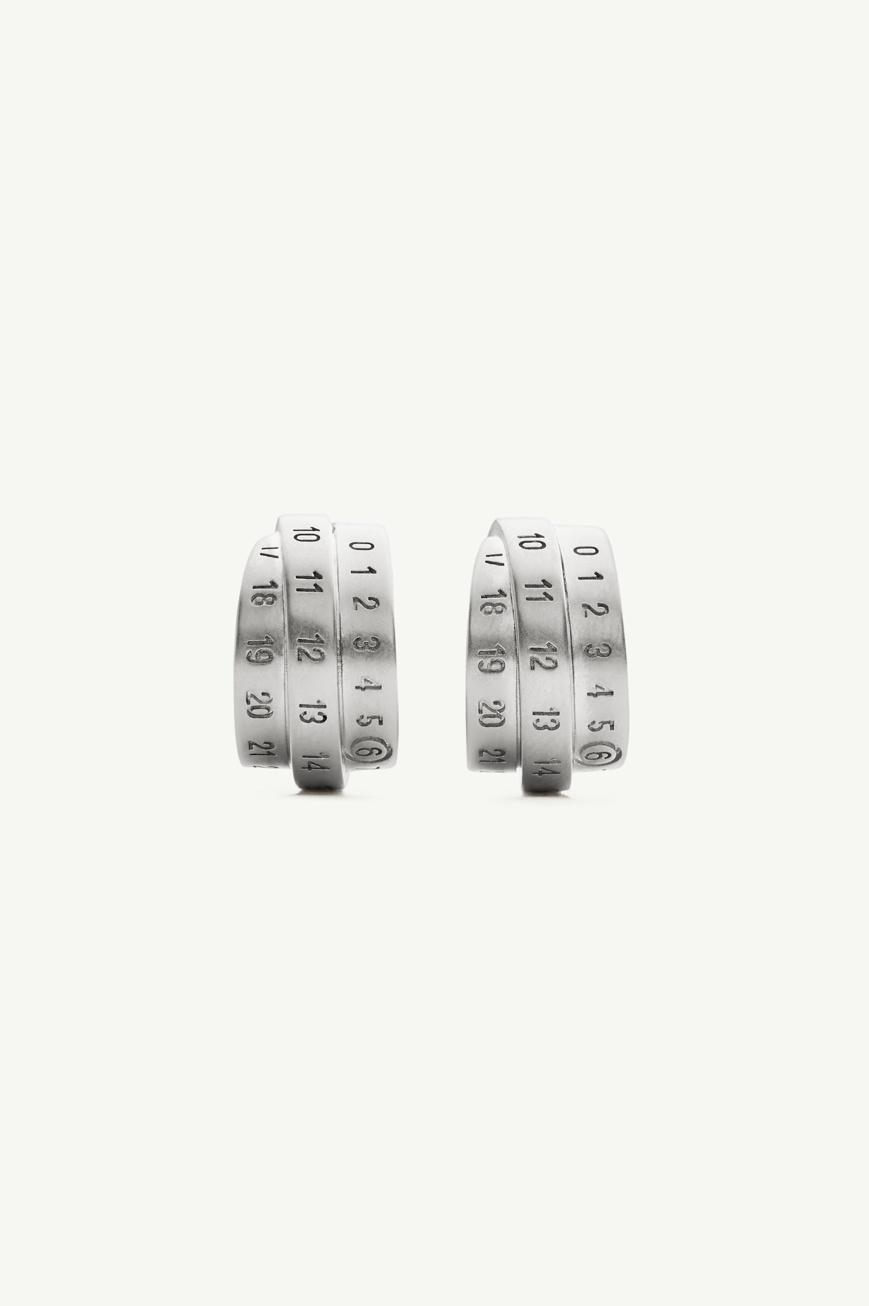 Numeric earrings