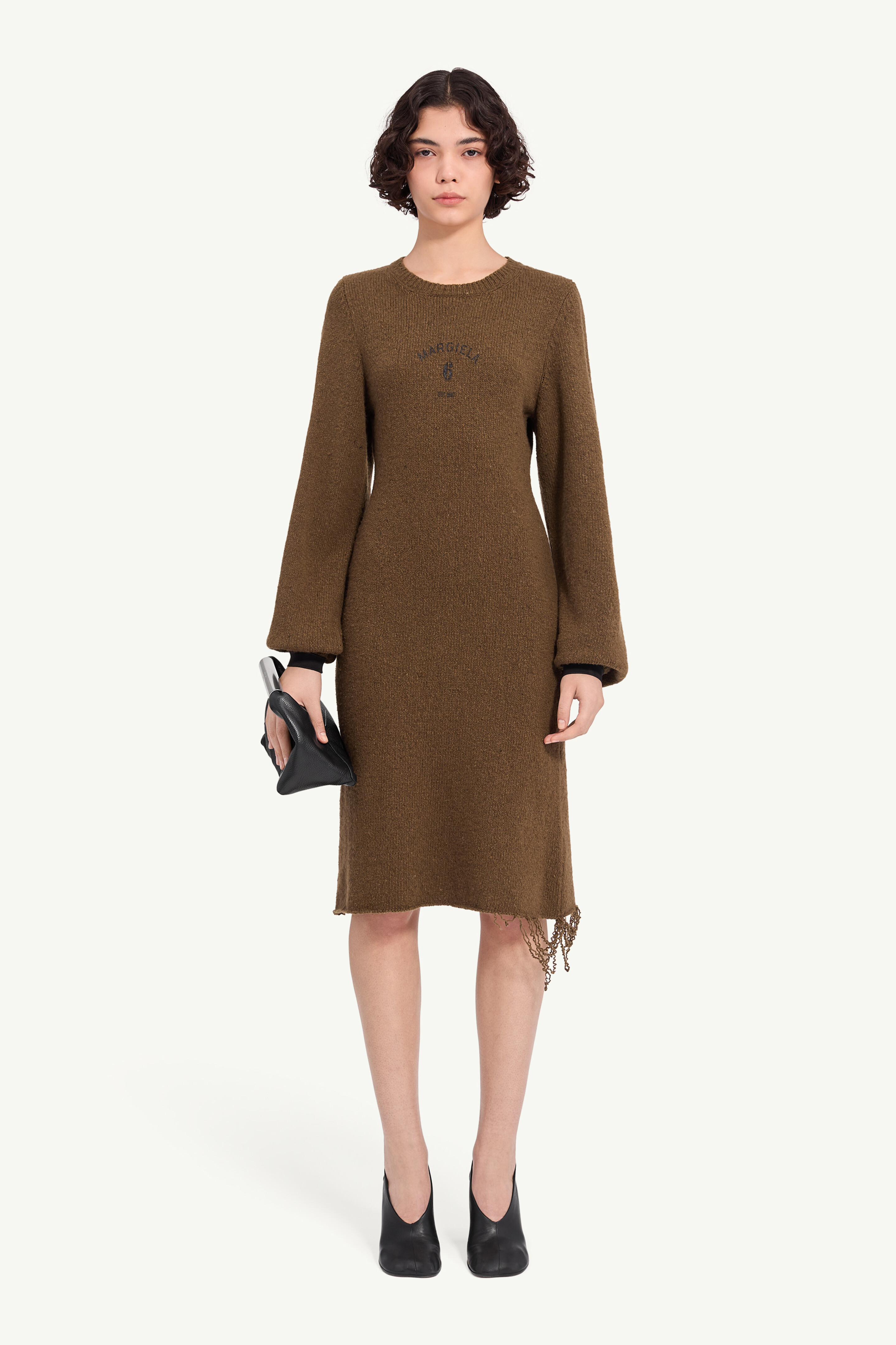 Abito midi in maglia