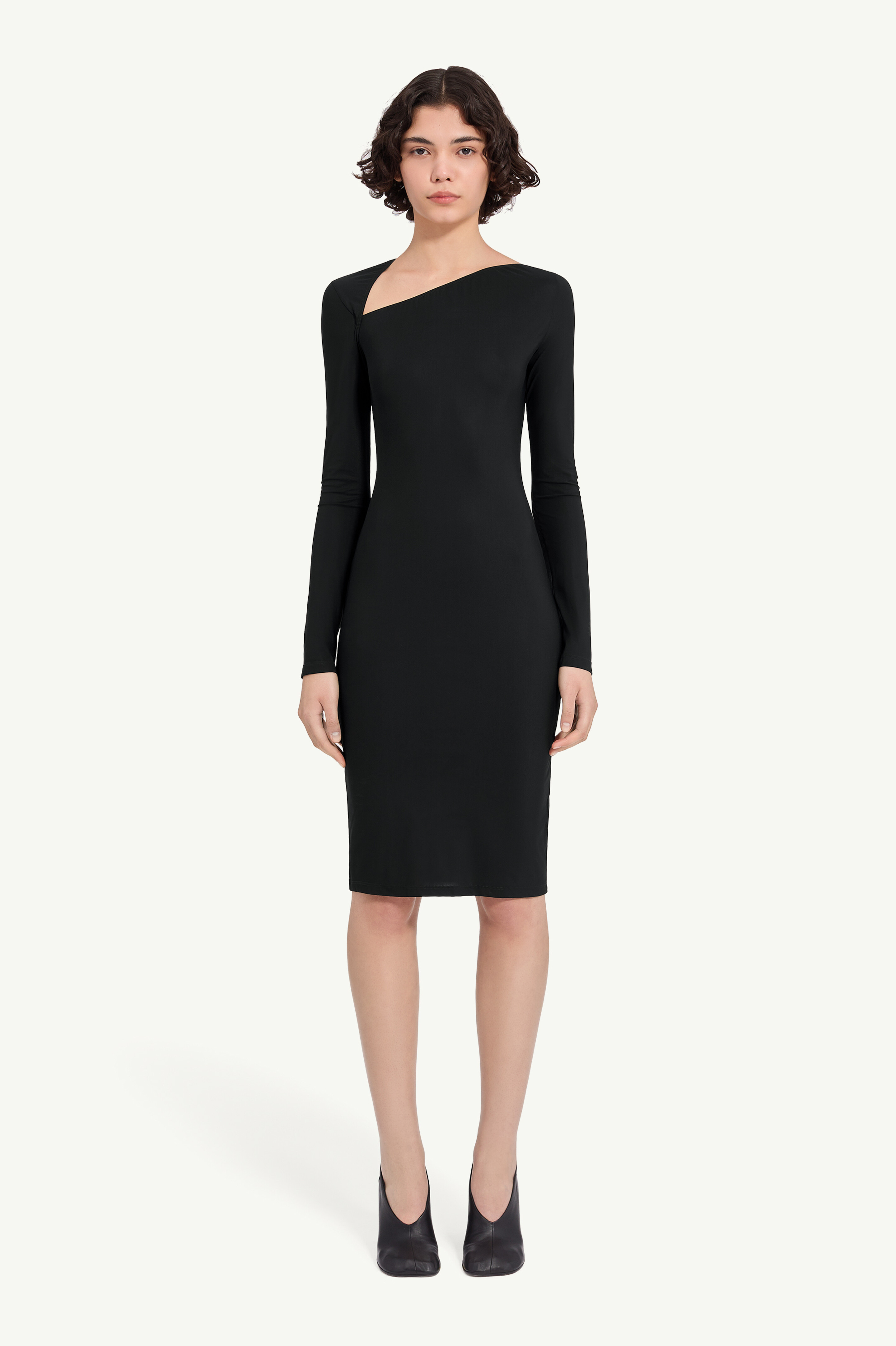 Jersey midi dress