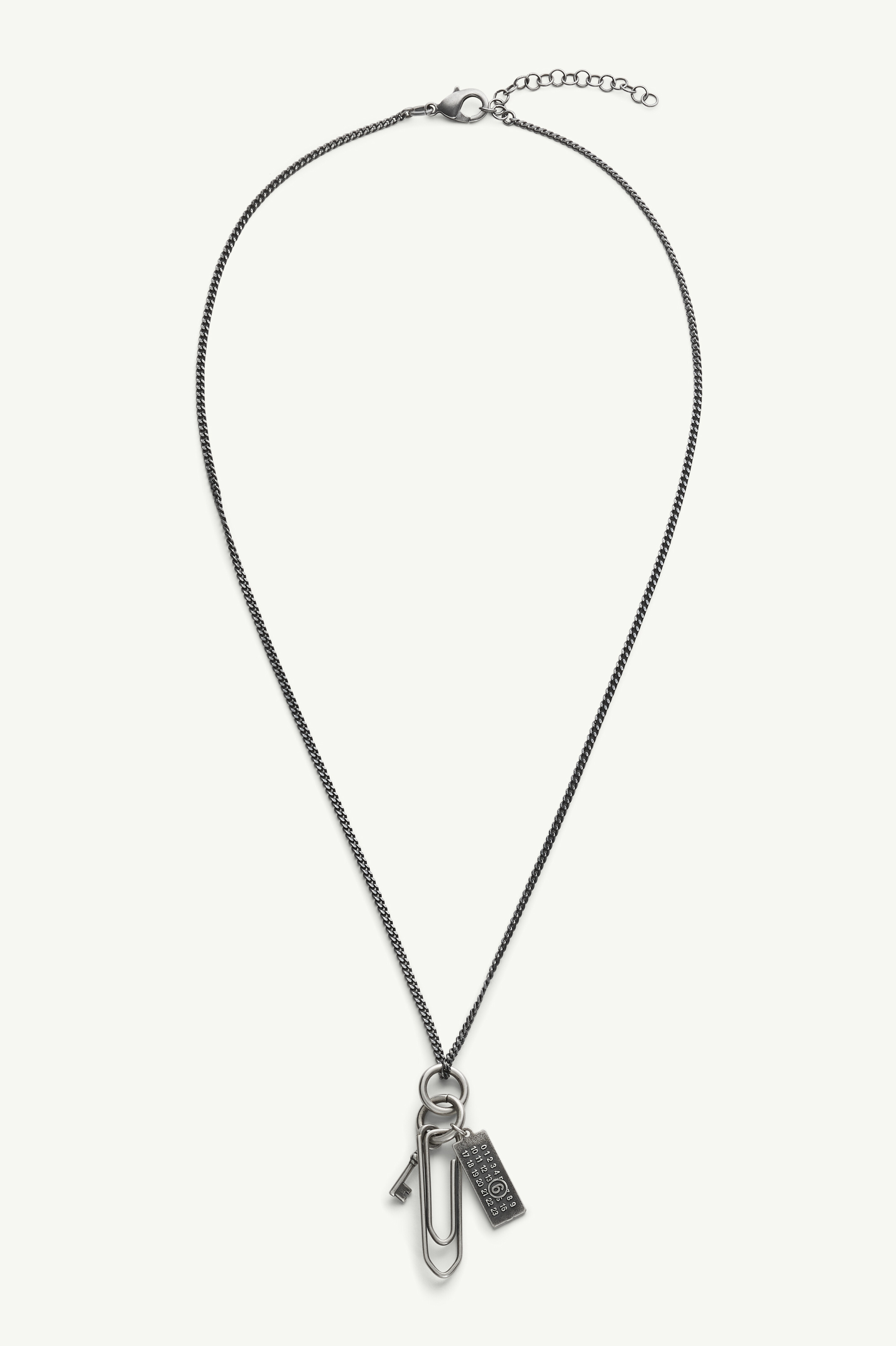 Found objects necklace